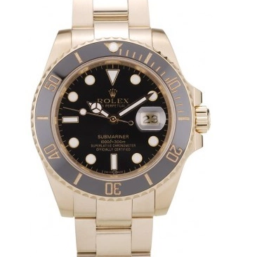 Aaa replica watch Black Bezel Rolex Dial Black Submariner Ceramic 98231 0818